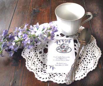 Wisteria and Teapot Seed Favors