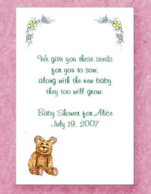 Teddy Bear Favors