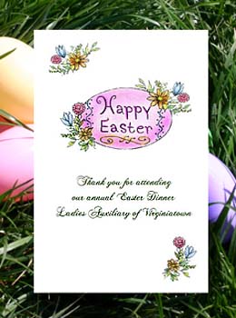 Happy Easter Egg Seed Favors