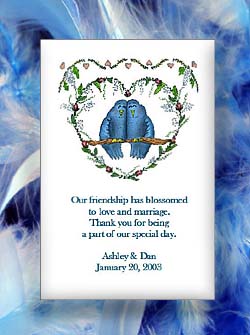 Bluebirds of Happiness Seed Favors