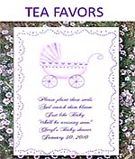 Baby Shower Party Tea Favor Packets