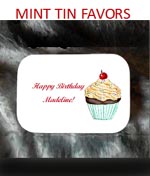Birthday Party Large Hinged Mint Tin Favors