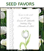 Wedding Flower Seed Packet Favors